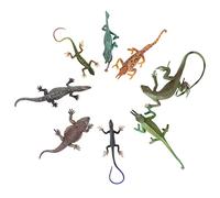FRCOLOR 8Pcs Educational Lizard Model Realistic Simulation Reptile for Creative Animal Figurines Safe Material Learning and Play