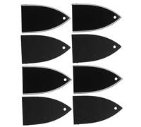 FRCOLOR 8pcs Electric Bass Guitar Neck Cover Plastic Truss Rod Adjustment Plates Tip Corner Design for Stable Tuning and Versatile Neck Curvature Modification