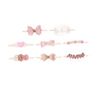 FRCOLOR 8Pcs Flower Bow Headband Hair Accessories for Newborn for Parties Birthdays and Everyday Wear