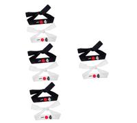 FRCOLOR 8pcs Japanese Headband Sushi Chef Headband Karate Decorative Head Band for Men and Women Wide for Women Chef Accessory Head Band