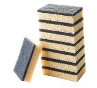 FRCOLOR 8pcs Multi-Purpose Kitchen Cleaning Sponge Wash Scouring Pad Use for Dishes Utensils Kitchen Bathroom