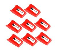 FRCOLOR 8pcs Record Player Cartridge Replacement Needle for Record Player Replacement Needle Red