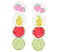 FRCOLOR 8pcs Reusable Cooling Eye Masks Gel Eye Pads Multi-function Sleep Accessories for Travel Office Indoor Use Soft Wear-resistant Material