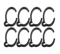 FRCOLOR 8pcs Rollator Brake Cable Clips for Rollator Walkers and Transport Chairs Plastic Elliptical Brake Clamp and Reducing Accidental Tripping Universal Walker Parts Accessories