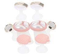 FRCOLOR 8pcs Silicone Toe Separators Small Size Pedicure Nail Separator Spacers for Toenail Polish Manicure Foot Care Nail Supplies