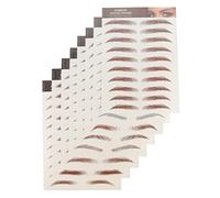 FRCOLOR 8sheets Eyebrow Transfers Brow Stickers for Women False Eyebrow Decals Brow This Way