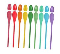 FRCOLOR 9 Sets Egg and Spoon Race Game Fun Outdoor Games for Adults for Birthday Parties Family Gatherings and Picnics Engaging Party Favors Random Color