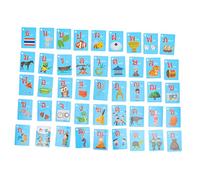 FRCOLOR 90Pcs Thai Language Flash Cards for Double Sided Vocabulary Study Cards with Pictures Portable for Early Education and Pronunciation Practice