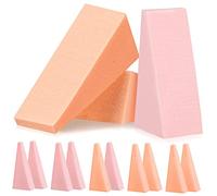 FRCOLOR 96pcs Eco Makeup Sponges Translucent Powder Puff for Women Foundation Sponge Brush Makeup Tools