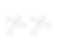 FRCOLOR 96pcs Magnetic Nail Colour Sample Cards with Detachable Plastic Display Board for Practice and Training, Compact and Convenient Nail Colour Display for Beginners and Professionals