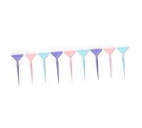 FRCOLOR 9pcs Hair Dye Brush Set Hair Highlights Applicator Root Comb Coloring Kit for Women Men