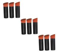 FRCOLOR 9pcs Luxury Blush Brush Foundation Brush Powder Makeup Soft Bristles Travel Professional Makeup