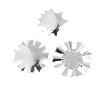FRCOLOR 9pcs Manicure Trimmer Nail Art Trimmer Metal Plate Nail Model Stencil Diy Kit