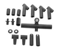 FRCOLOR 9PCS Plastic Kite Frame Connectors for DIY Kite Making Supplies Sturdy Replacement Parts for Beach and Park Flying Easy Installation Accessories for Stable Flight