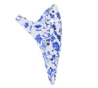 FRCOLOR Ac Alto Ocarina for Beginners Traditional Chinese Wind Instrument with Faux Blue and White Porcelain Pattern Lightweight Design Wide Vocal Range for Practice and Performance