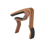 FRCOLOR Acoustic Guitar Capo Rosewood Grain Adjustable Clamp for Classical and Electric Guitars Suitable for Beginners and Live Performance
