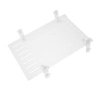 FRCOLOR Acrylic Fish Tank Divider Partition Board with Suction Cups | High Transparency Finish, Egg Crate Grid Plate, Tool-free Adjustment for Quarantine Isolation