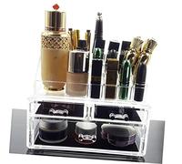 FRCOLOR Acrylic Makeup Organizer Box Skincare Storage with Drawers Organiser Shelf