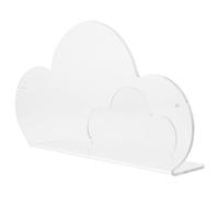 FRCOLOR Acrylic Wall Hanging Shelf Sundry Storage Rack Bathroom Supply Organiser Reducing Clutter Holds Toothbrushes Cups Toothpaste Small Items Home Bathroom Storage