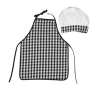 FRCOLOR Adjustable Chef Outfit with Apron and Hat for Months Newborns Machine Washable Cooking Costume for Boys for Baking Role Play and Photography