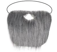 FRCOLOR Adjustable Elastic Band Santa Claus Fake Beard Thick Dense Costume Accessory for Christmas Halloween Stage Cosplay Suitable for Adults