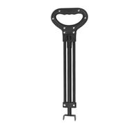 FRCOLOR Adjustable Folding Wagon Push Handle Replacement with Ergonomic Grip and Steel Plastic Construction, Heavy Duty Pull Handle with Spring-Return Base for Outdoor Camping and Garden