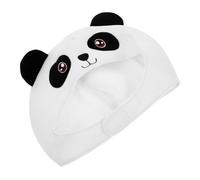 FRCOLOR Adjustable Plush Panda Headgear Cozy Fleece Winter Hat for Teens Dual Use Photo Prop and Everyday Wear Realistic Craftsmanship Halloween Party Hat