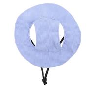 FRCOLOR Adjustable Puppy Cap Outdoor Dog Hat Fisherman Style Breathable Polyester Sun Protection Hat with Ear Holes for Small Dogs and Girl Puppies during Walks