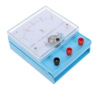 FRCOLOR Adjustable Voltmeter Plastic 0-3v 0-15v Physics Experiment Voltmeter Educational for Physics Classroom Teaching Aid Students