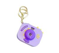 FRCOLOR Adorable Dinosaur Camera Kaleidoscope Keychain Portable Decorative Bag Pendant Multipurpose Cute Bag Charm for Boys and Girls and Adults Unique Projection Feature Random Color