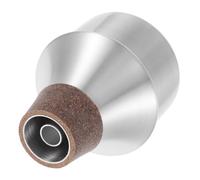 FRCOLOR Aluminium Alloy Trumpet Mute Small Size Metal Straight Cornet Mute Brass Instrument Practice Silencer Suitable for Beginners and Children