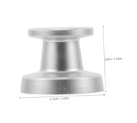 FRCOLOR Aluminum Record Player Stabilizer Clamp with Anti-vibration Weight for Turntables Vinyl Spindle Weight Puck for Warped Records Enhances Playback Precision and Audio Clarity