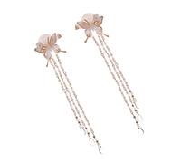 FRCOLOR Ancient Chinese Design Butterfly Tassel Hairpin Sturdy Material Hair Clip for Women Ladies Girls Traditional Hanfu Headwear