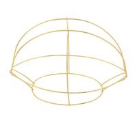 FRCOLOR Ancient Style Official Hat Frame Metal Hat Bones for Retro Stage Decorations Simple Chinese Cap Holder for Festival and Wedding Use Metal Cap Support Vintage Design