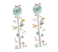 FRCOLOR Animal Tree Height Stickers Cartoon Animals Pattern Height Chart Boys and Girls Growth Chart for Boy Girl's Playroom
