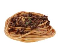 FRCOLOR Artificial Meat Paste Spaghetti Model Lifelike Fake Pasta Decor for Restaurant Displays Home Decoration Photography Props Safe Material for Lasting Use