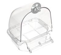 FRCOLOR Automatic Bird Feeder Premium Safe Pp Material Pet Bird Supply Fixed to The Cage Feeding Container for Pigeon Feeding