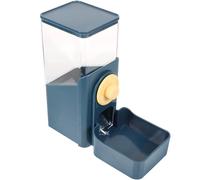 FRCOLOR Automatic Hanging Bunny Feeder Deep Sea Blue, Reusable Small Pet Food Feeder for Hamster, Guinea Pig, Hedgehog - Suitable for Cage Use in Small Animal Feeding