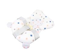 FRCOLOR Baby Bath Mat Pad Newborn Bath Seat Comfortable Support Adjustable Buckle White Cotton Fabric Mesh with Soft Particles Toddlers