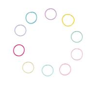 FRCOLOR Baby Hair Ties Set 200pcs Toddler Rubber Bands Ponytail Holders Mixed Colors Perfect for Boys and Girls