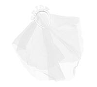 FRCOLOR Bachelorette Party Outfit Bride Pearl Headband Headpiece Bridal Headband Wedding Headpiece