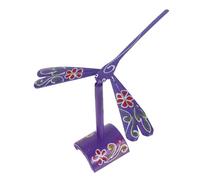 FRCOLOR Balance Dragonfly Bamboo Educational Balance with Holder for Developmental Skills Learning Minds Gift for Purple