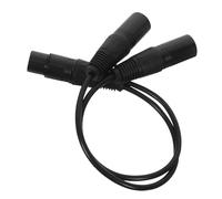 FRCOLOR Balanced Xlr Splitter Cable Female to Dual Male Mic Wire Compact Portable Audio Adapter for Professional Microphones Speakers Outdoor Recording and Streaming