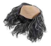 FRCOLOR Bald Man Wig for Cosplay Party Adult Halloween Wig Costumes Comfortable Design