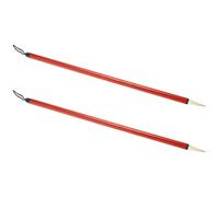 FRCOLOR Bamboo Chinese Brushes Portable Painting Brushes 2pcs Smooth Writing, Does Not Shed Hair for Writing and Drawing Suitable for Beginners and Professionals