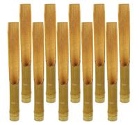 FRCOLOR Bamboo Natural Bamboo Material Wind Chime Tubes for DIY Wind Chime Making 10pcs with Pleasant Sound, for Yard and Park Decoration