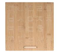 FRCOLOR Bamboo Tracing Board for Writing Grip Trainer Fine Motor Skills Aid Reusable Sensory Play Tool Korean Recognition Writing Pad for Home Schooling