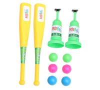 FRCOLOR Baseball with Bats Pitching Machines Balls Safe Outdoor Sports for Boys and and Portable for Athletic Skill Development Random Color