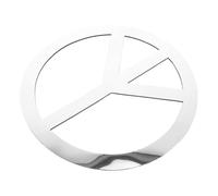 FRCOLOR Bass Drum Hole Patch Ring for Resonant Drum Head Silver Zinc Alloy Port Ring with Smooth Edge Protection and Versatile Fit for Different Music Styles