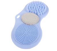 FRCOLOR Bathroom Back Scrubbing Mat Foot Washing Function Silicone Material for Gentle Exfoliation for Shower Use Nonslip Design Suction Cups Foot Care Massage Pad for Bathtub Cleaning